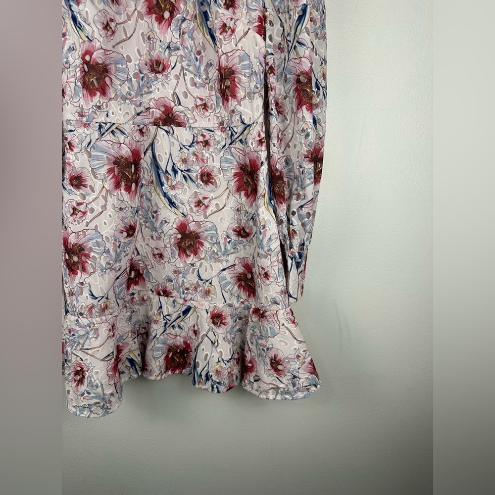 La Maison Talulah Bonita Floral Eyelet Cocktail Mini Dress Women’s Sz XS - Picture 6 of 12